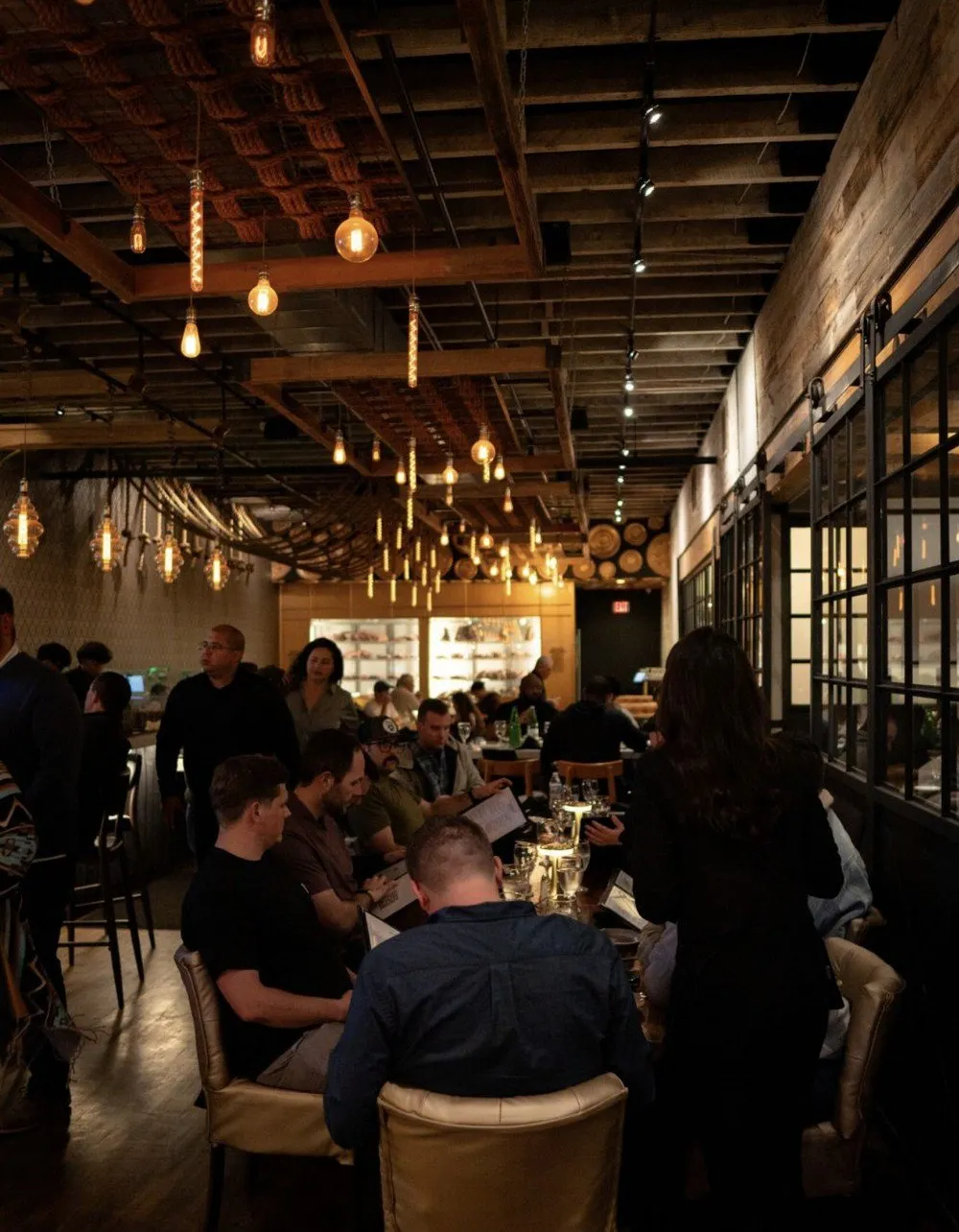 Guests at the Marsh event in a San Diego restaurant
