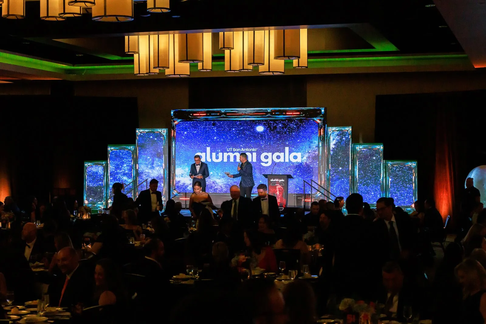 LED stage at the UTSA Alumni 2026 Gala