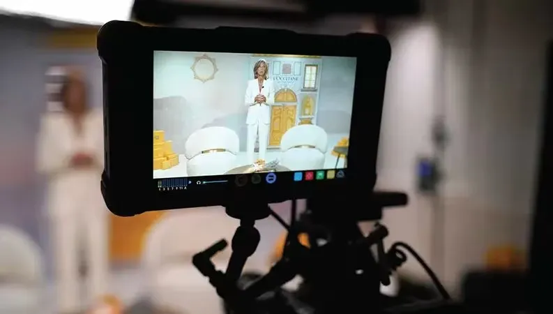 Video production set-up for L'Occitane's CxC hybrid conference