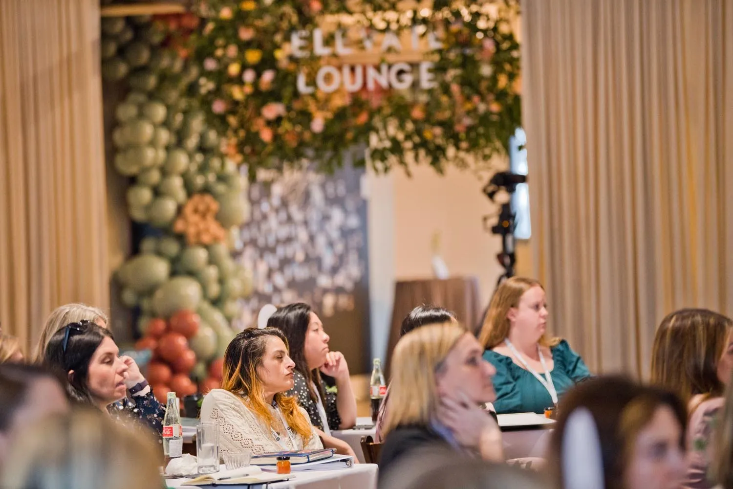 Attendees seated for a session at the Elevate Summit