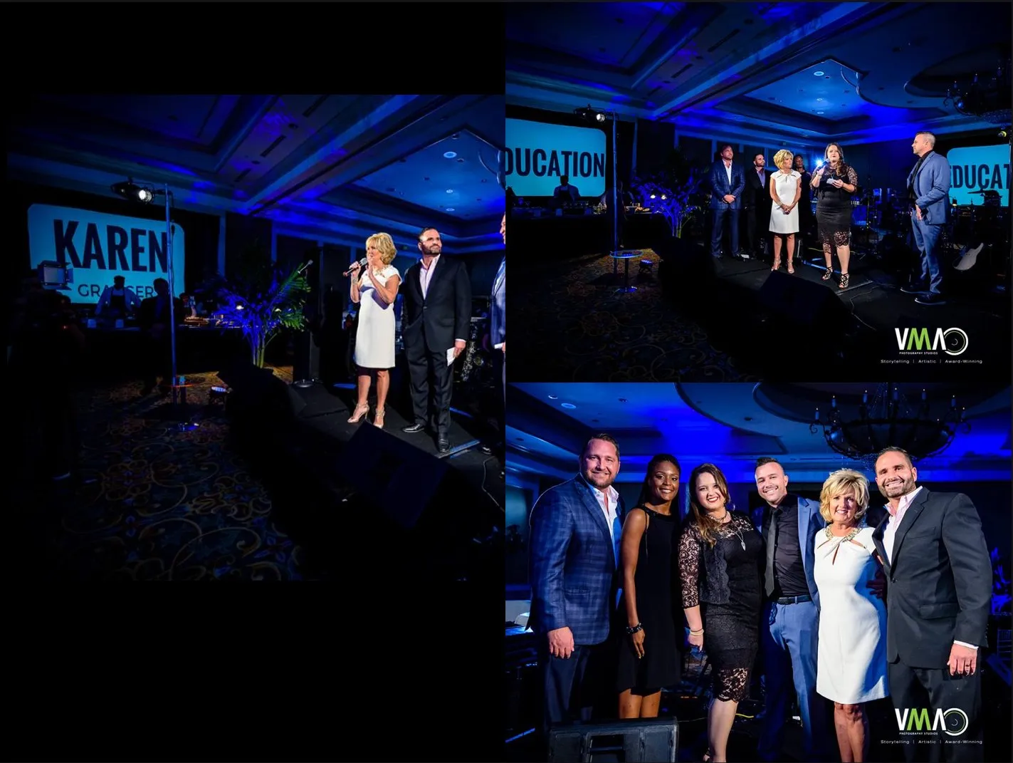 Guests posing at the Luminary Gala