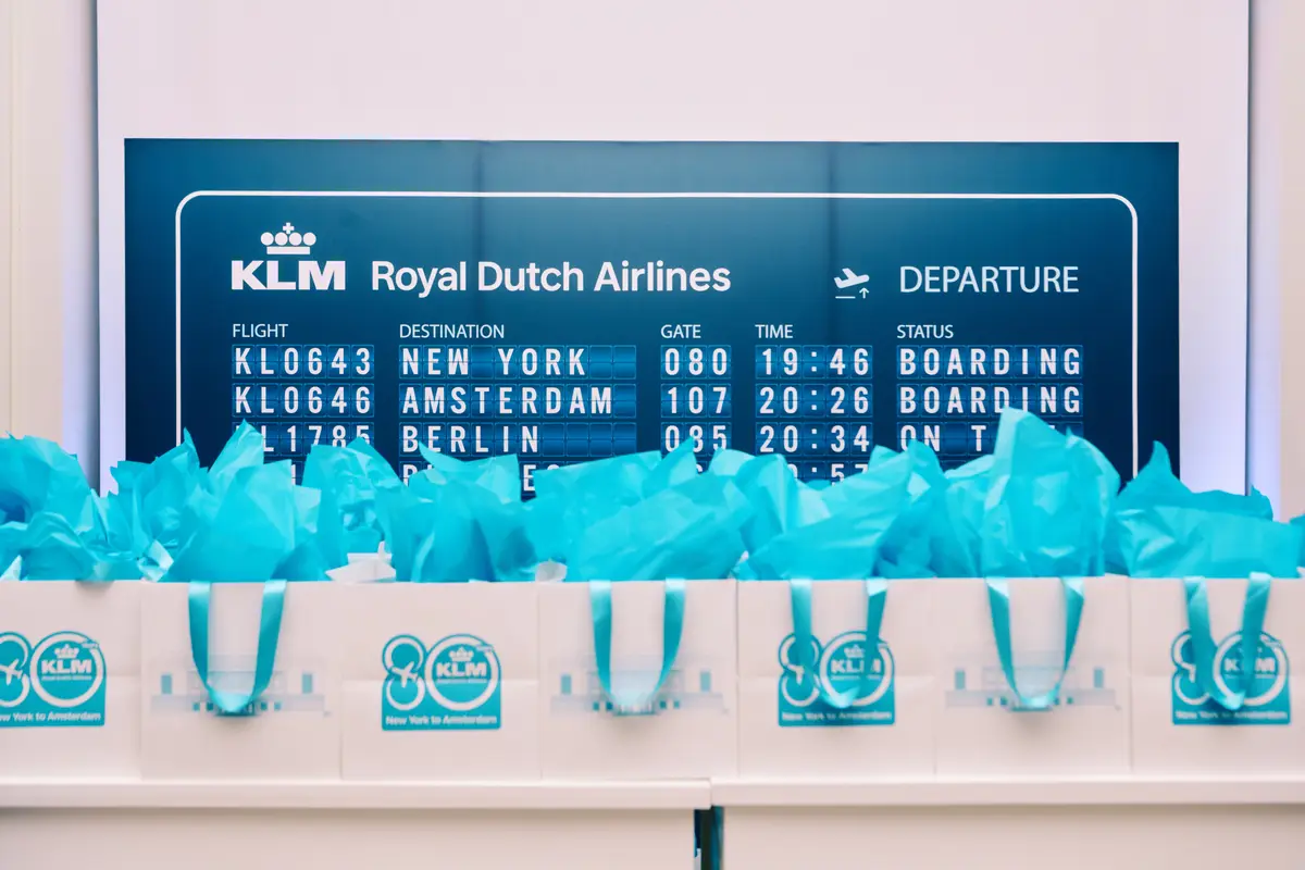 KLM Royal Dutch Airlines anniversary celebration at The New York Historical