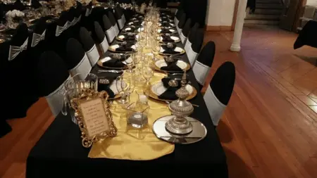 Birthday party tablescape
