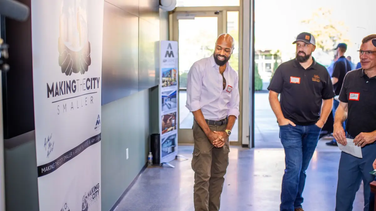 Making the City Smaller event guests