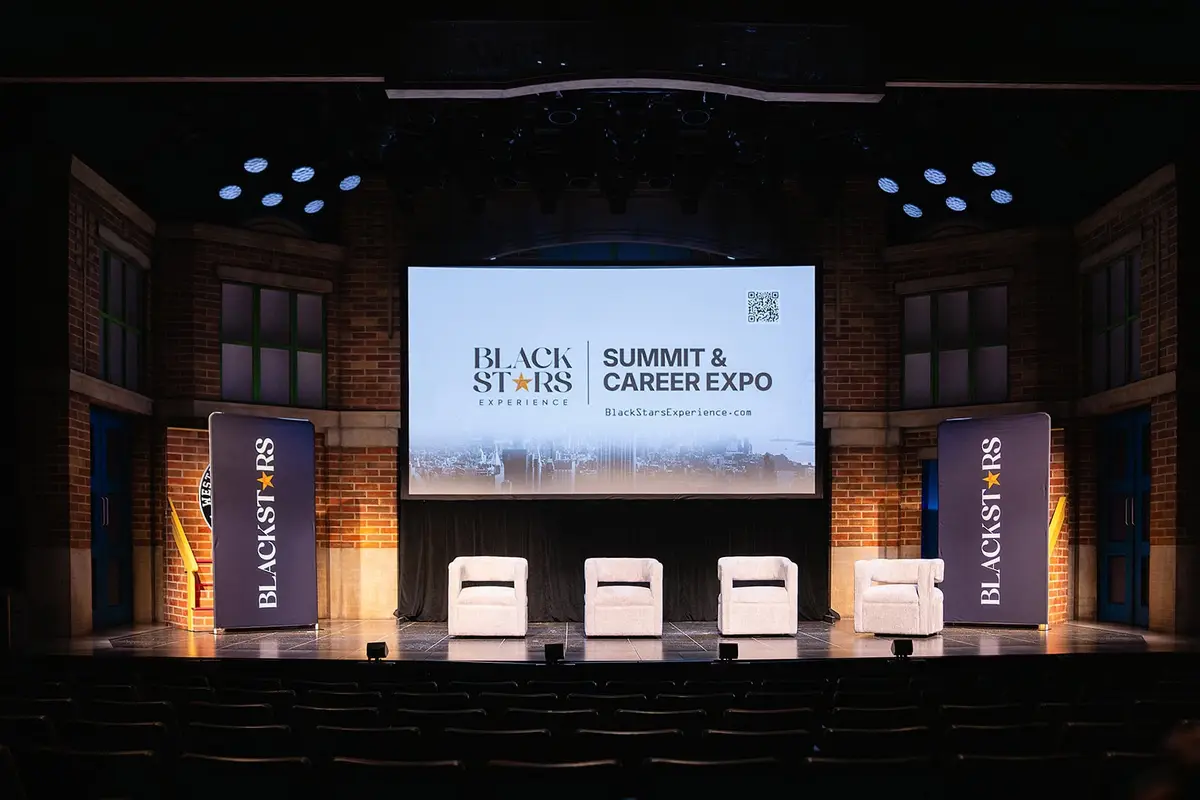Stage at the Black Stars Summit & Career Expo