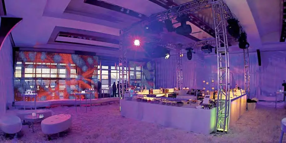 Light event at Pier Sixty, New York