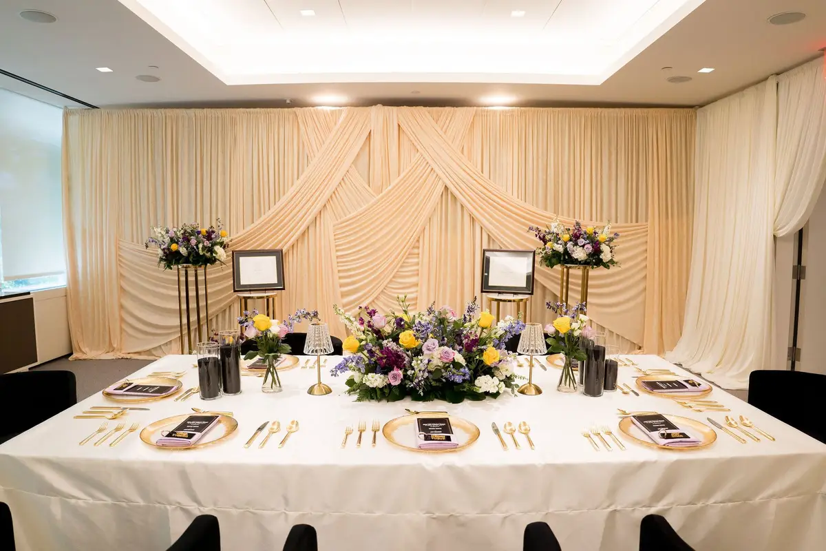 2026 IBM Fellows Recognition Dinner setup