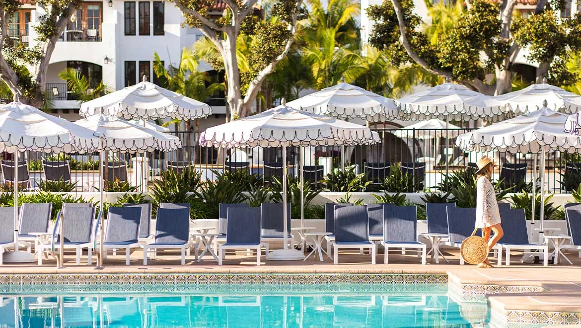 The garden pool at Omni La Costa Resort & Spa