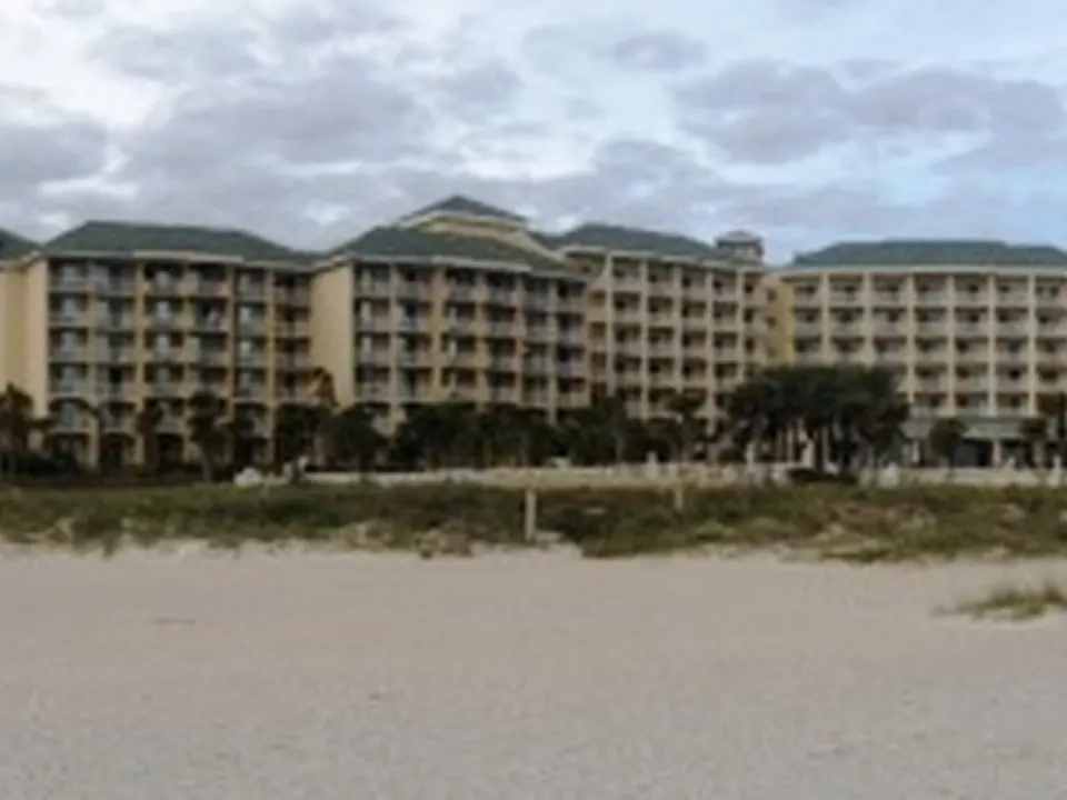 Omni Amelia Island Resort seen from the beach.