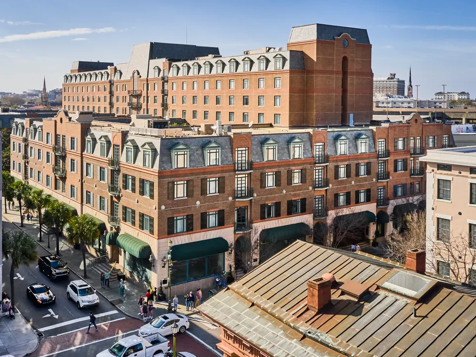 The Charleston Place hotel in downtown Charleston.