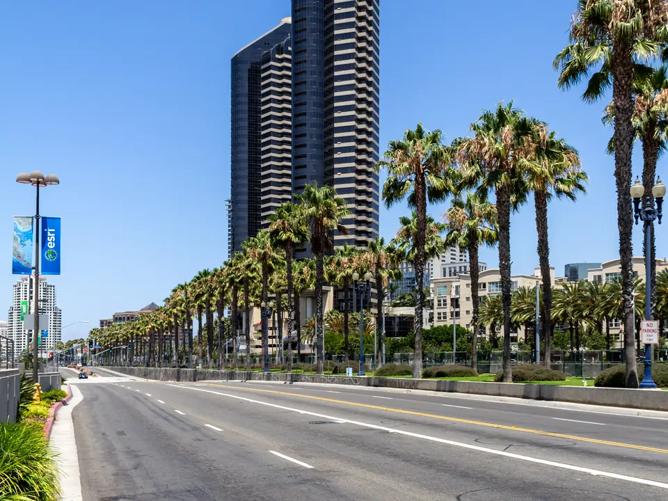 Marriott Marquis San Diego Marina on the bay.